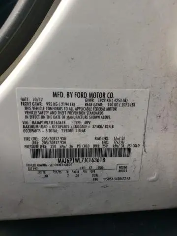 2018 FORD ECOSPORT TITANIUM  