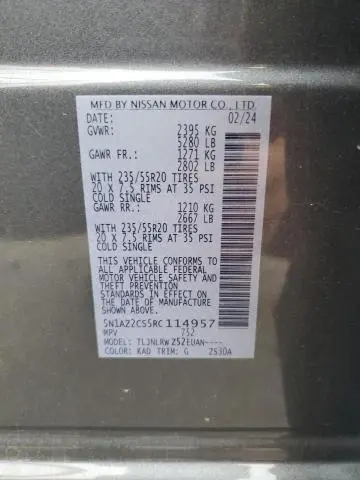 2024 NISSAN MURANO SL  