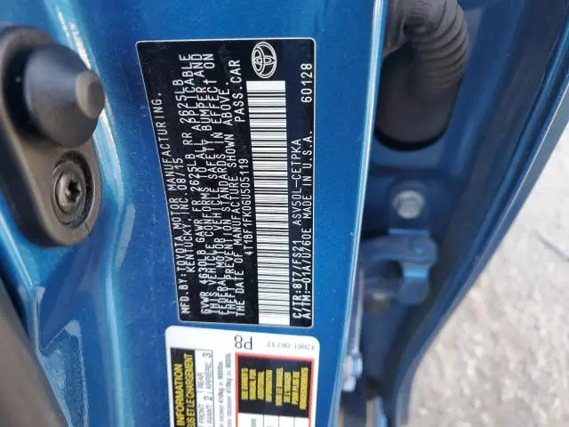 2016 TOYOTA CAMRY LE  