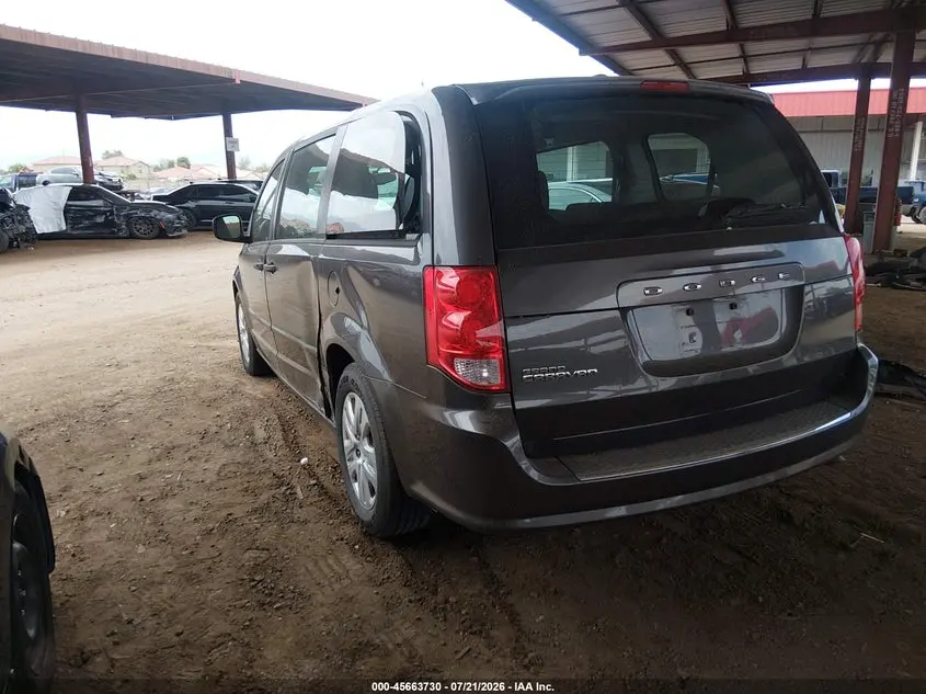2016 DODGE GRAND CARAVAN AMERICAN VALUE PKG
