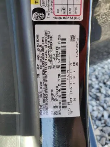 2015 FORD FIESTA TITANIUM  