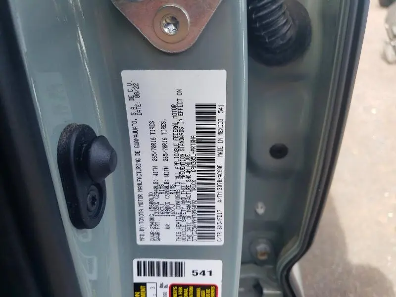 2022 TOYOTA TACOMA DOUBLE CAB  