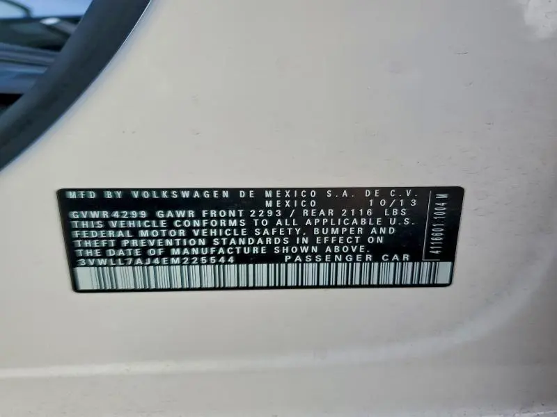 2014 VOLKSWAGEN JETTA TDI  