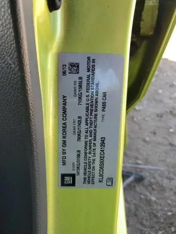 2014 CHEVROLET SPARK 1LT  