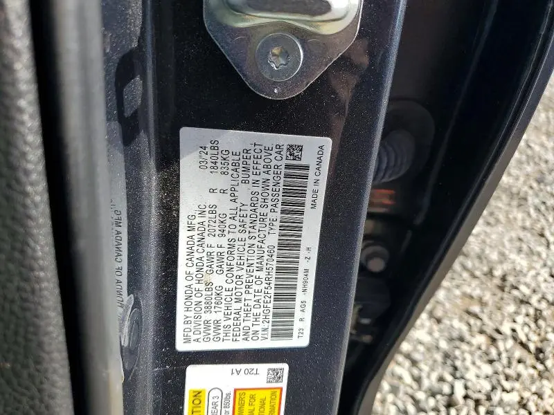 2024 HONDA CIVIC SPORT  