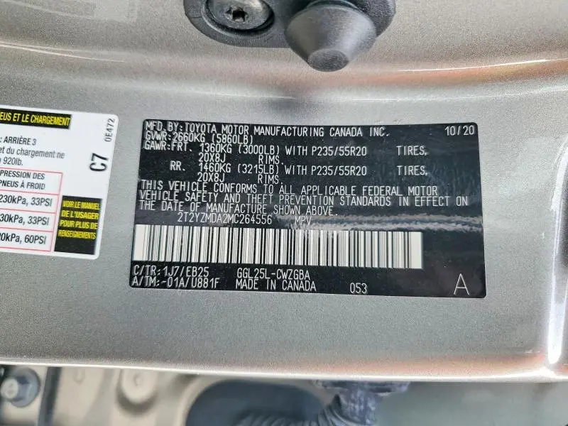 2021 LEXUS RX 350 F SPORT  