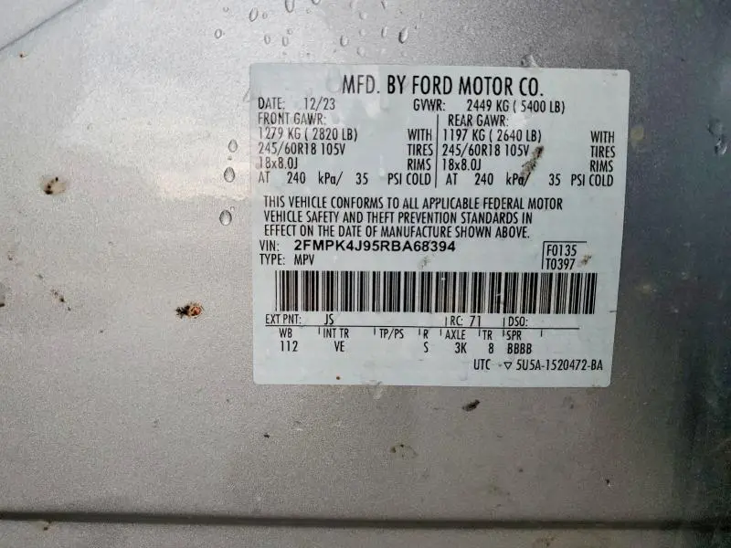 2024 FORD EDGE SEL  