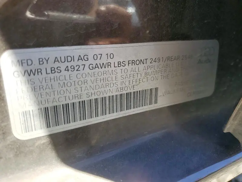 2011 AUDI A4 PRESTIGE  