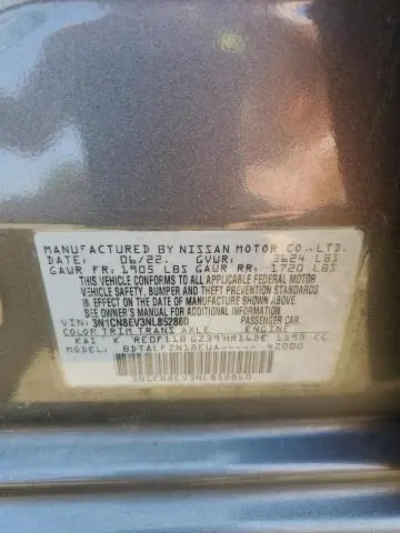 2022 NISSAN VERSA SV  