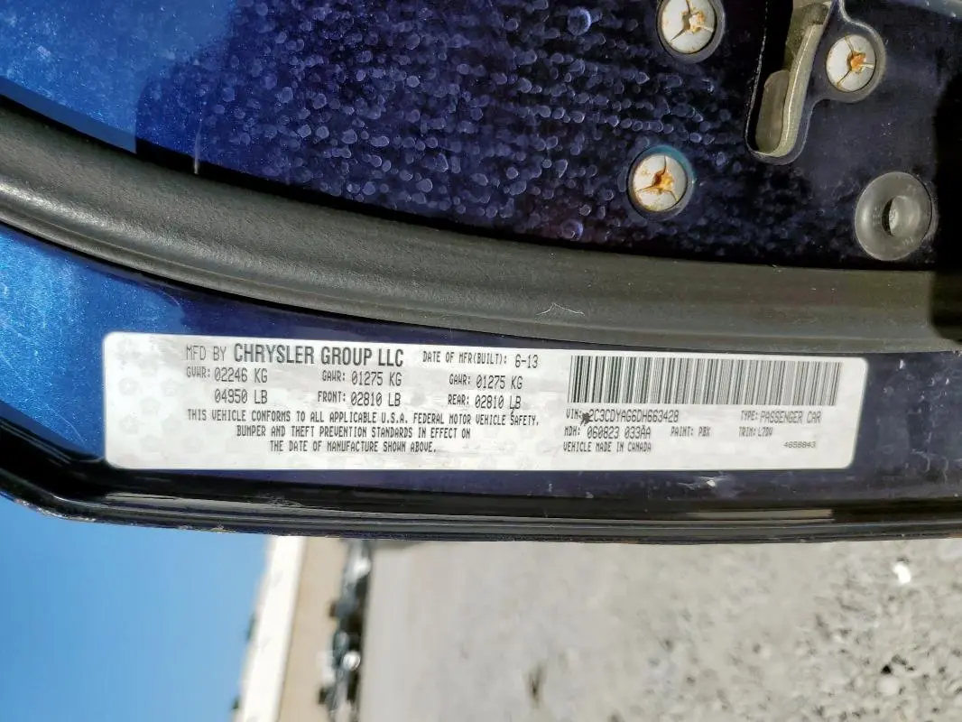 2013 DODGE CHALLENGER SXT  