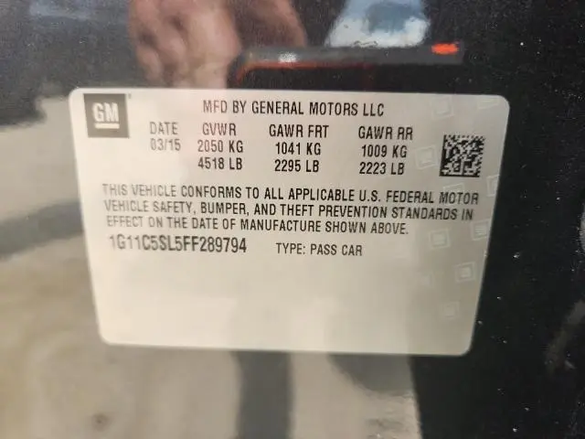 2015 CHEVROLET MALIBU 1LT  