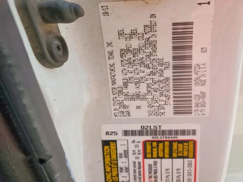 2014 TOYOTA TUNDRA CREWMAX PLATINUM  