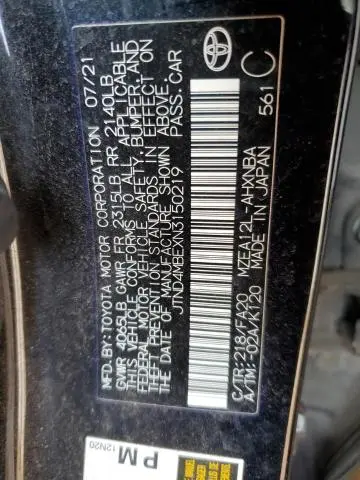 2022 TOYOTA COROLLA SE  