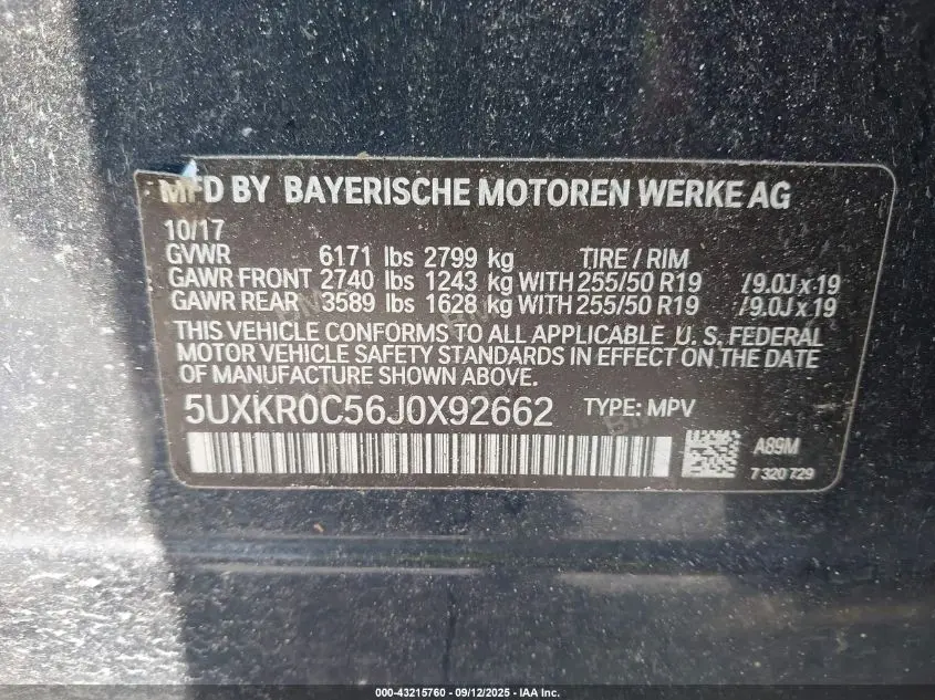 2018 BMW X5 XDRIVE35I