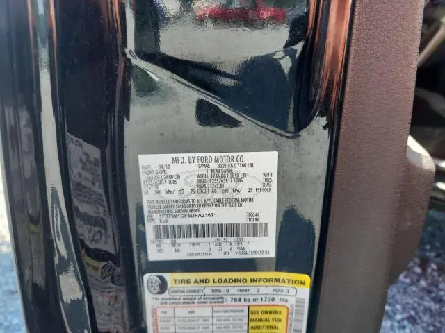 2013 FORD F150 SUPERCREW  