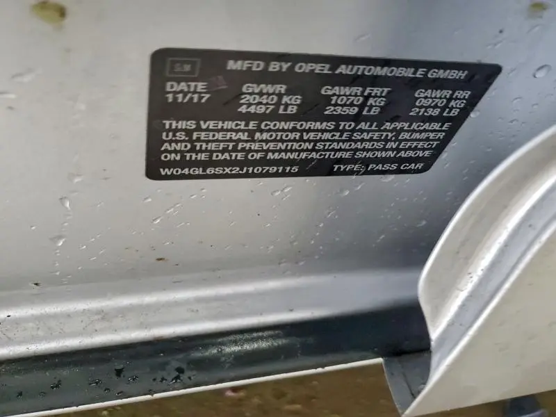 2018 BUICK REGAL PREFERRED  