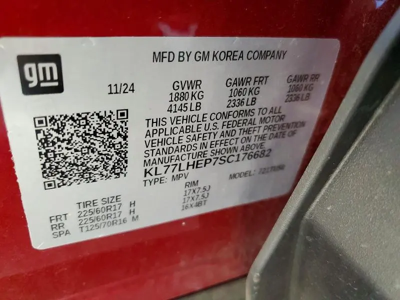 2025 CHEVROLET TRAX 1LT  
