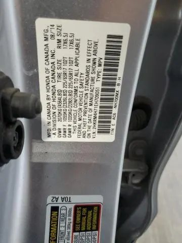 2014 HONDA CR-V EXL  