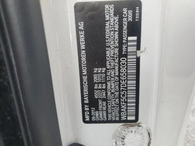 2013 BMW 328 XI SULEV  