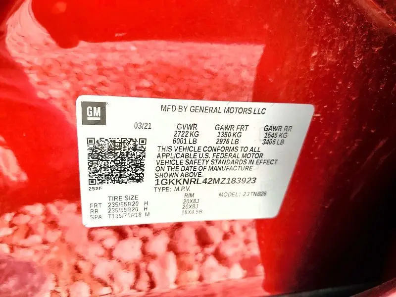 2021 GMC ACADIA SLE  