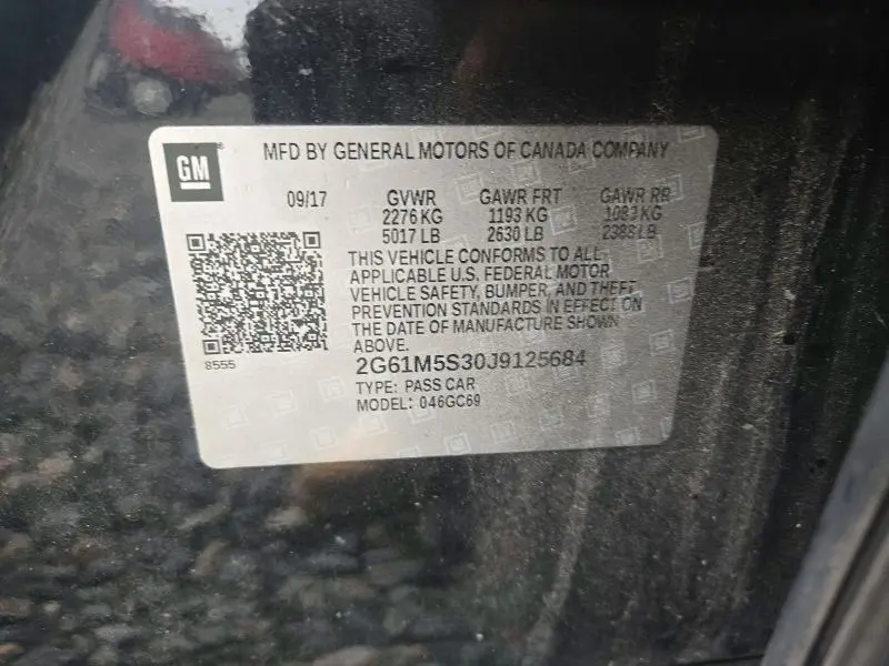 2018 CADILLAC XTS LUXURY  