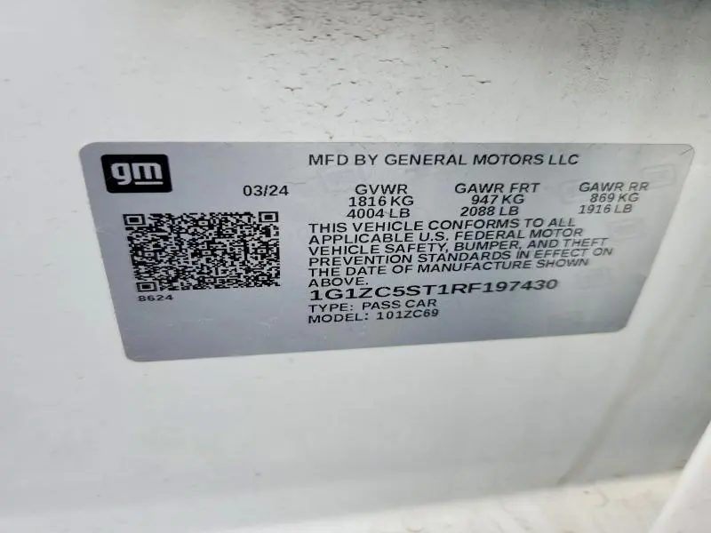 2024 CHEVROLET MALIBU LS  
