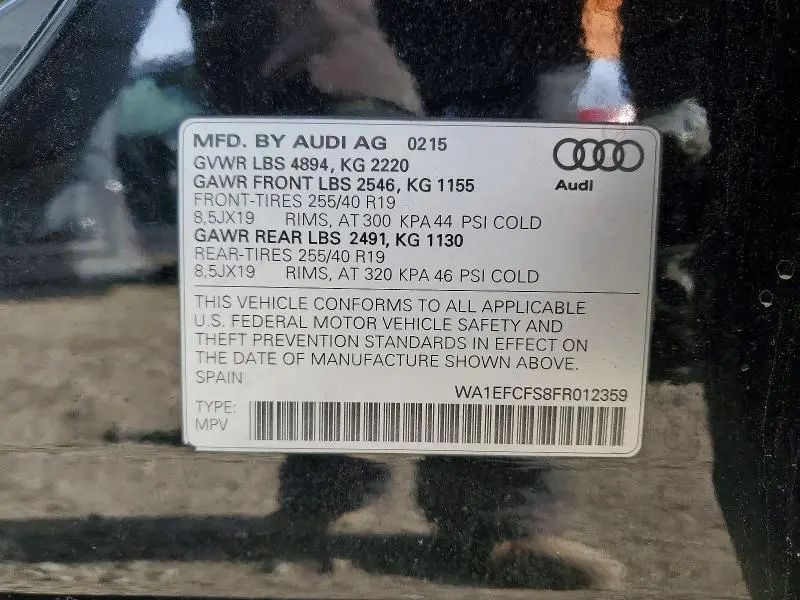2015 AUDI Q3 PREMIUM PLUS  