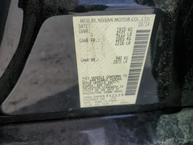 2015 NISSAN ALTIMA 2.5  