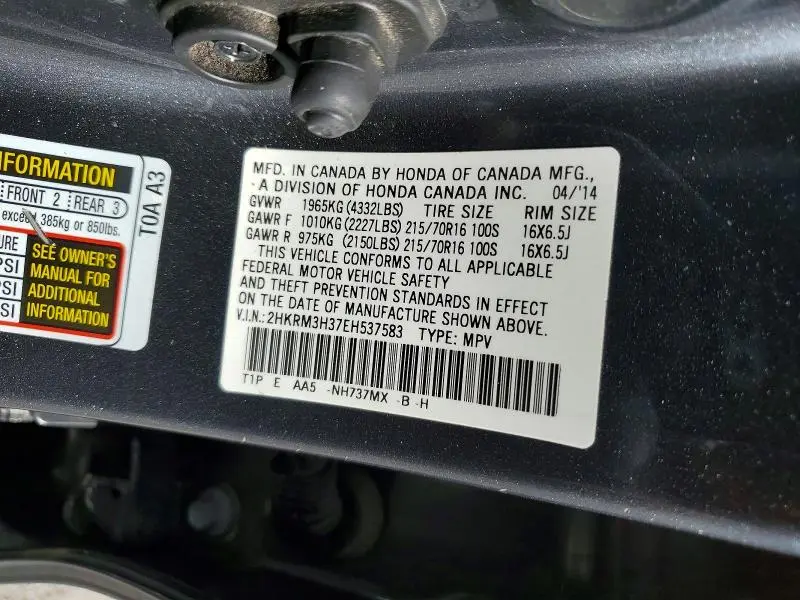 2014 HONDA CR-V LX  