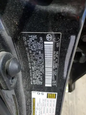 2022 TOYOTA COROLLA LE