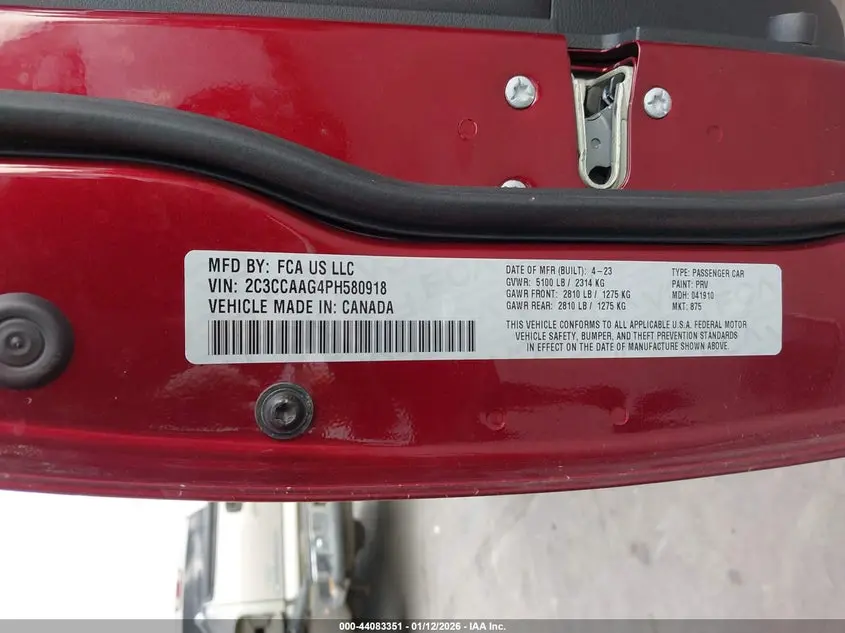 2023 CHRYSLER 300 TOURING