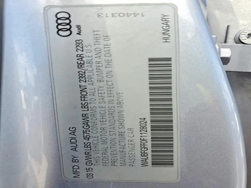 2015 AUDI A3 PREMIUM  