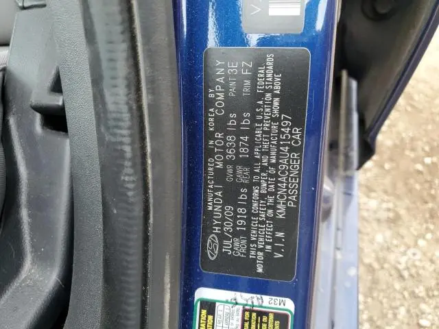 2010 HYUNDAI ACCENT GLS  