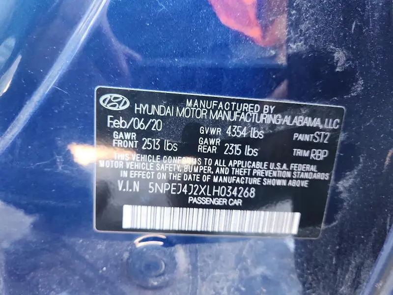 2020 HYUNDAI SONATA SEL PLUS  
