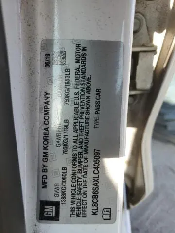 2020 CHEVROLET SPARK LS  