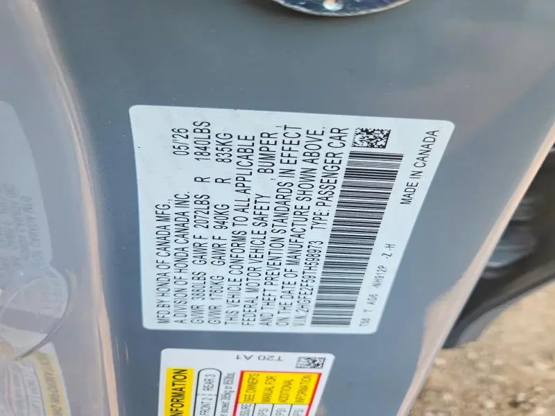 2026 HONDA CIVIC SPORT  