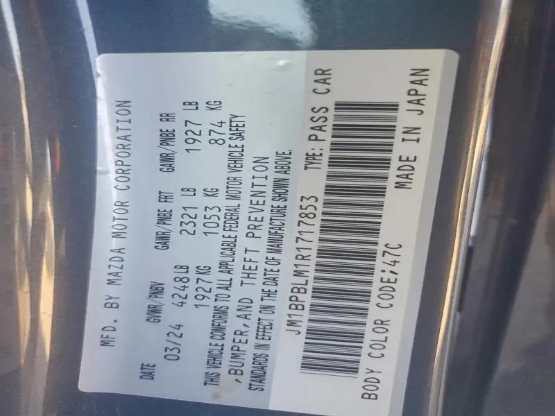 2024 MAZDA 3 PREFERRED  