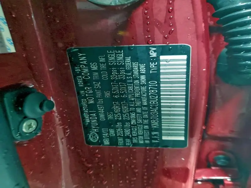 2011 HYUNDAI TUCSON GLS  