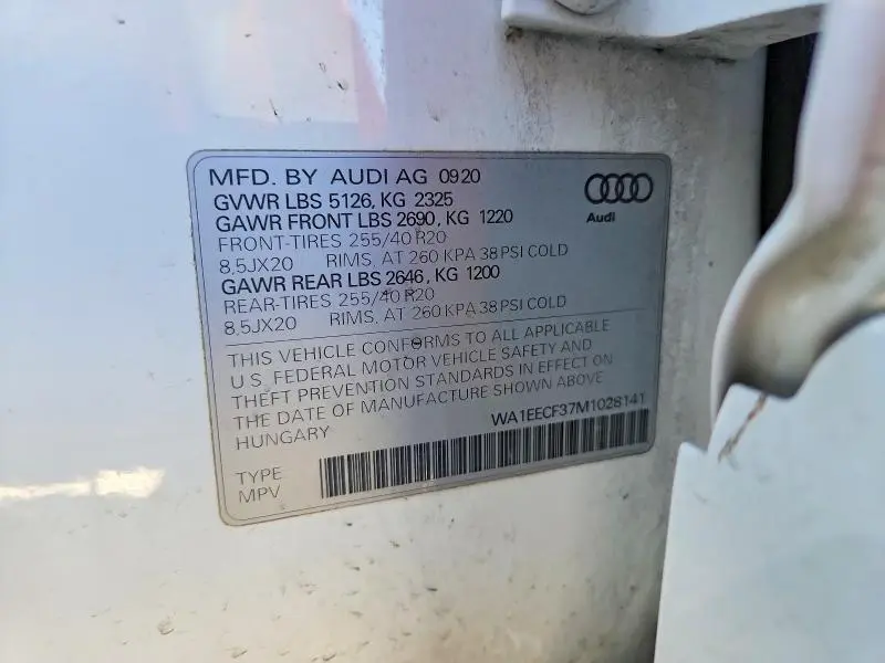 2021 AUDI Q3 PREMIUM PLUS S LINE 45  