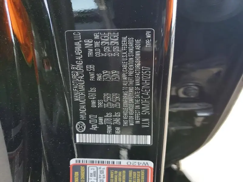 2022 HYUNDAI TUCSON SEL  