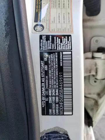 2011 MERCEDES-BENZ E 350  