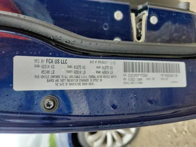 2015 CHRYSLER 300C PLATINUM  