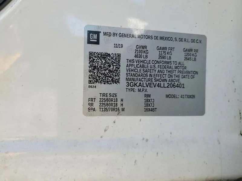 2020 GMC TERRAIN SLT  