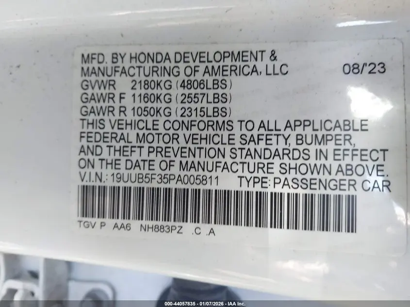 2023 ACURA TLX STANDARD