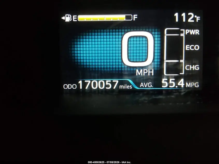 2016 TOYOTA PRIUS THREE TOURING
