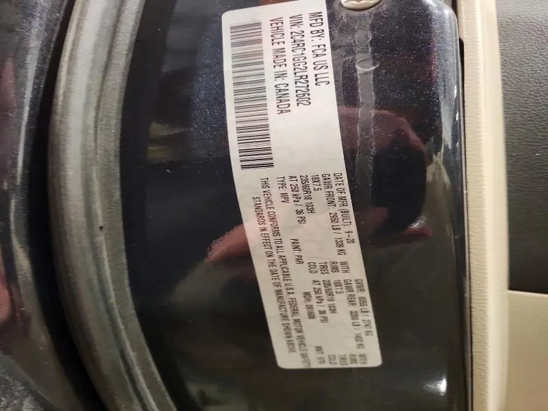 2020 CHRYSLER PACIFICA LIMITED  