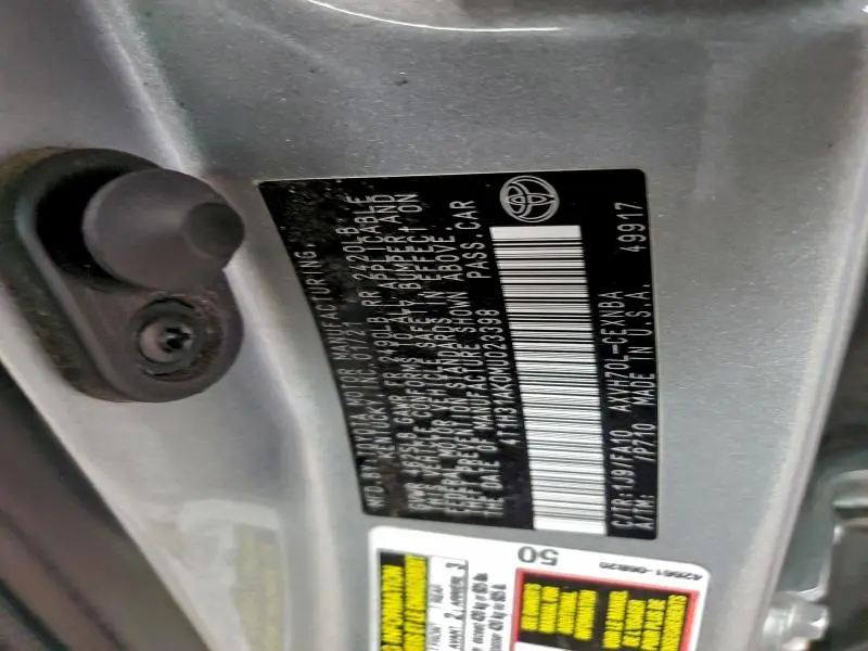 2021 TOYOTA CAMRY LE  