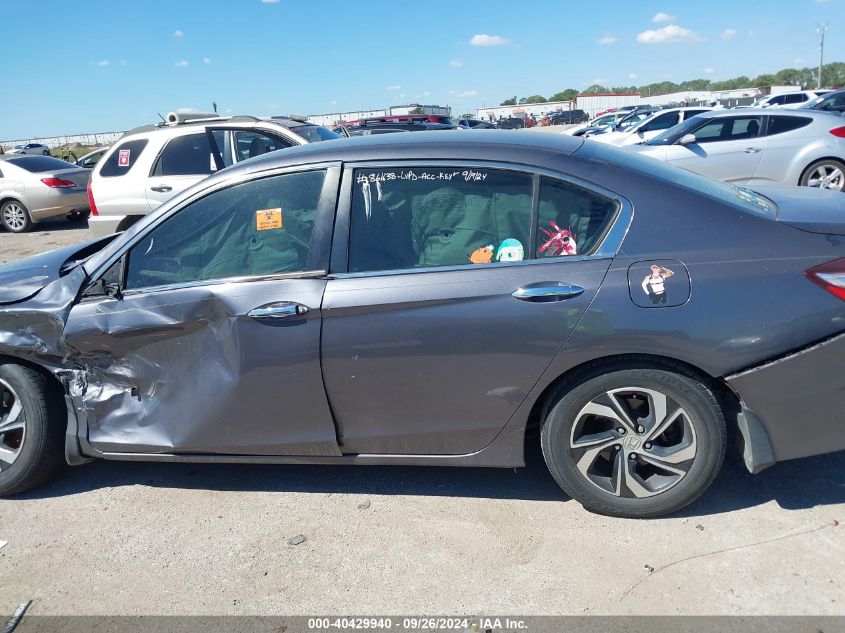 2016 HONDA ACCORD LX