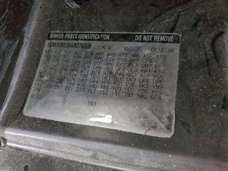 2010 CHEVROLET TAHOE K1500 LT  