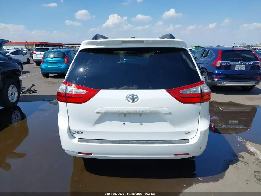 2015 TOYOTA SIENNA LE 8 PASSENGER